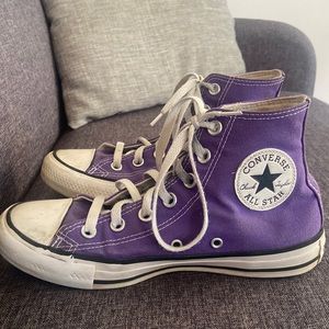 purple size 6.5 converse